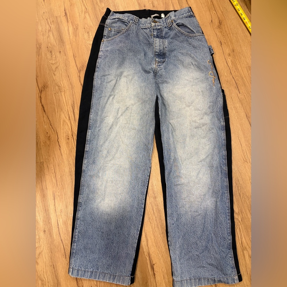 vintage Sean John denim And Fleece Pants Size XL